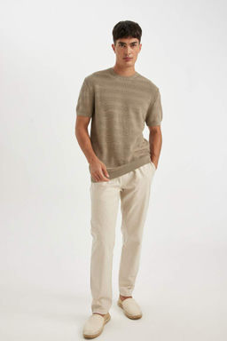 Хлопковые брюки скинни Jogger