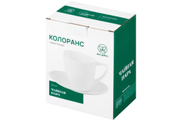 Чайн. пара 2 пр. 200 мл "Колоранс" белая