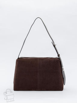 Сумка женская кожаная 8017SMS coffee Velina Fabbiano-Safenta