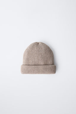 GORRO PUNTO B?SICO / Tostado
