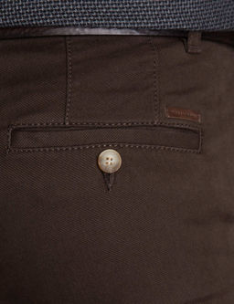 Kahverengi Slim Fit Chino Pantolon