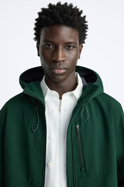 HOODED TECHNICAL JACKET - Zara фото 10