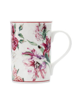 Кружка RED BLOSSOM 330мл с ложечкой и подставкой - SIJ фото 7