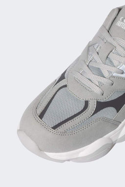 Мужская спортивная обувь на толстой подошве на шнуровке - Defacto фото 6