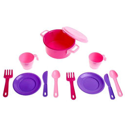 Набор посуды для кукол, «Хозяйка» на 2 персоны