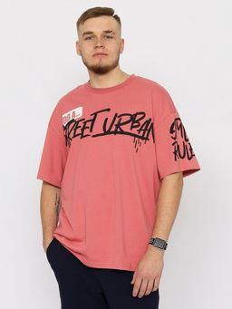 CRB wear/CWSM 60367-26 Футболка мужская,кирпичный/Ex.Cherubino