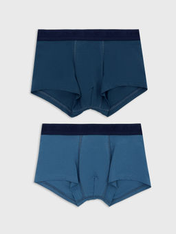 Трусы мужские боксеры мультипак (2 шт.) в сине-серых оттенках ночь +шторм5 411188-2 - Mark formelle фото 5