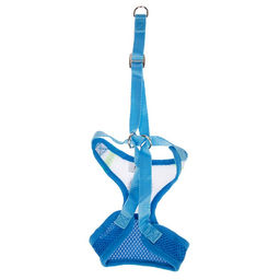 Шлейка регулируемая дышащая, светоотражающая, размер XL (ОШ 48-68; ОГ 58-72 см), голубая - Пижон фото 5