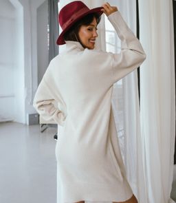 Свитер #КТF8097, светло-бежевый - Dommod фото 4