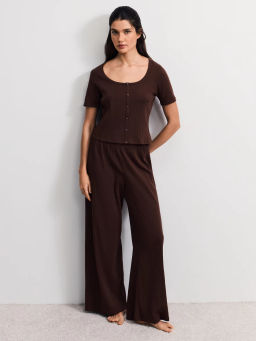 Домашняя блузка из ажурного хлопка ZR2603122807-20 / Zarina