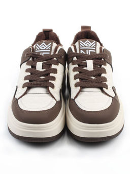 04-PDH336-3 BROWN Кроссовки демисезонные женские (натуральная кожа, нубук)