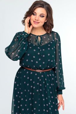 Блуза Swallow 803.2 черный+серебряный узор фото 327