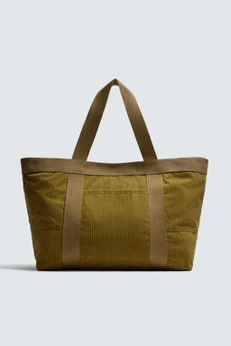 CORDUROY EFFECT TOTE BAG - Zara фото 11