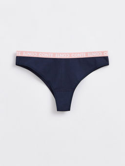 CONTE Трусы бразилиана из премиального хлопка ENERGY LBR 1294 deep blue