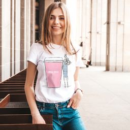 Эксклюзивная футболка Yana Pletneva упаковка плотный Zip пакет!