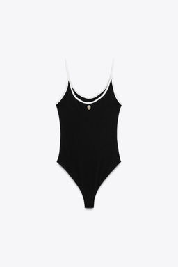 ZARA BROOCH BODYSUIT  фото 12