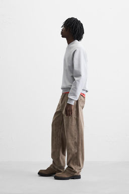 WASHED CARPENTER TROUSERS - Zara фото 22