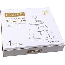 26514 Конфетница 3х ярус ЭЛИС 15-20-26см LR (х12) - Mayer&boch фото 4