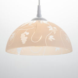 Светильник Колпак "Виноградная лоза" 1 лампа белый E27 40Вт  д.250