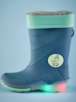 Утепленные резиновые сапоги для девочек LUPILU с мигающими пятками  фото 23