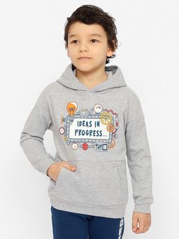 CRB wear/CWKB 63181-11-326 Толстовка для мальчика,светло-серый меланж/Ex.Cherubino