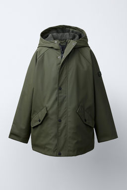 WATER-REPELLENT RUBBERISED PARKA