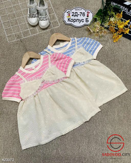 Платье для девочки с бантом