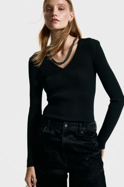 Top con cadena decorativa - H&m фото 2