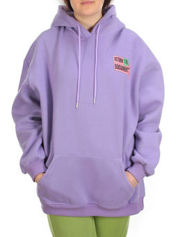 KD722 VIOLET Худи женское на флисе - Fashion фото 3