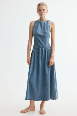 Vestido denim con falda acampanada - H&m фото 4