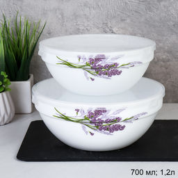 Форма для холодца с крышкой 2 предмета / GRAY-SW2A (7131-3) /уп 18/ Букет лаванды/ 734524