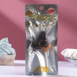 Свеча в торт Шоколадная глазурь, цифра 4, 3,8 см - Страна карнавалия фото 2