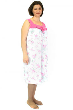 Арт. 6129 Ночная сорочка без рукав Цвет:ассорти