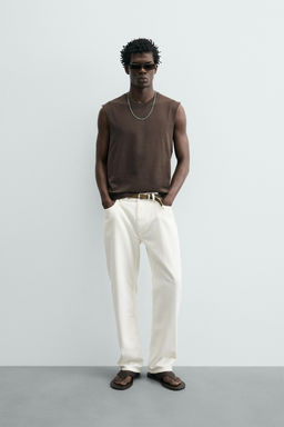 CAMISETA TANK LIGHTWEIGHT RELAXED FIT / Marr?n