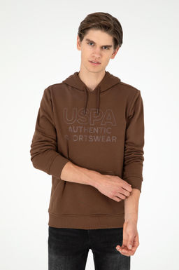 Мужской коричневый свитшот - U.s. polo assn фото 3