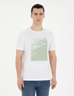 Beyaz Slim Fit Ti__rt