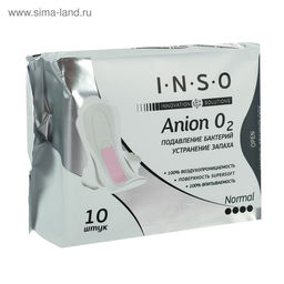 Цена за 2 шт. Прокладки Inso Anion O2 Normal, 10 шт/упаковка