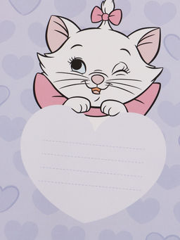 Цена за 20 шт. Тетрадь А5, 12 листов в косую линейку "Кошечка"микс