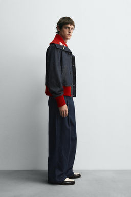 RIB DENIM JACKET HARRY LAMBERT FOR ZARA X DISNEY  фото 4