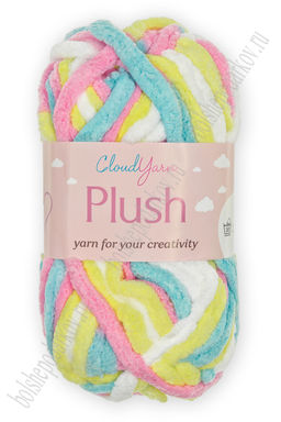 Пряжа Plush 50 гр (10 шт) SF-7845, мультиколор №4