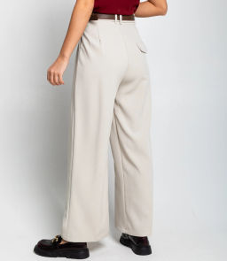 Брюки #КТ25933 (1), бежево-серый - Dommod фото 4