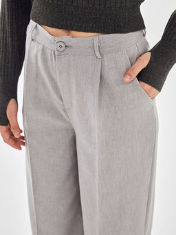 Loose Fit Geni? Pa?a Kad?n Pantolon