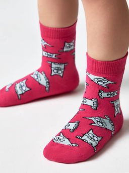 Цена за 2 пары. Носки Теплые CONTE-KIDS Носки детские махровые SOF-TIKI Cats - Conte elegant фото 2