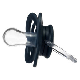 Соска - пустышка силиконовая классическая M&B, от 0 мес., с колпачком, синий