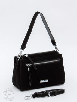 Сумка женская кожаная 1025CF black Polina&Eiterou