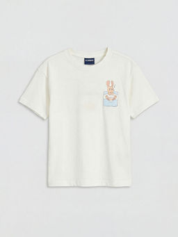 Bask?l? K?z ?ocuk ?ortlu Pijama Tak?m?