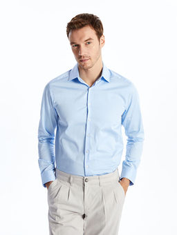 Slim Fit Uzun Kollu Erkek G?mlek