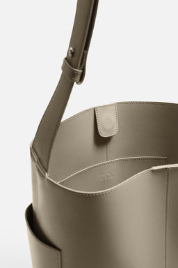 SHOPPER BAG WITH POCKET - Zara фото 7