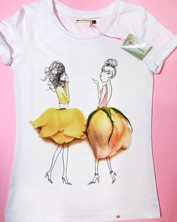 Эксклюзивная футболка Yana Pletneva упаковка плотный Zip пакет!