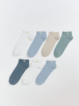 Desenli Erkek ?ocuk Patik ?orap 7li